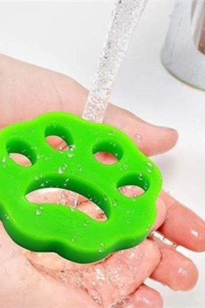 BUFFER® 2 Adet Evcil Hayvanlar ve Çamaşır Makinesi İçin Pati Şekilli Renkli Tüy Temizleme Aparatı BUFFER® 2 Adet Evcil Hayvanlar ve Çamaşır Makinesi İçin Pati Şekilli Renkli Tüy Temizleme Aparatı