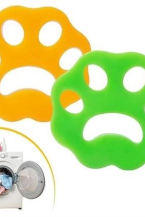 BUFFER® 2 Adet Evcil Hayvanlar ve Çamaşır Makinesi İçin Pati Şekilli Renkli Tüy Temizleme Aparatı BUFFER® 2 Adet Evcil Hayvanlar ve Çamaşır Makinesi İçin Pati Şekilli Renkli Tüy Temizleme Aparatı