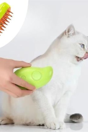 BUFFER® Buharlı Yumuşak Silikon Uçlu Kedi & Köpek Tüy Tarama Tarağı Yıkama Fırçası BUFFER® Buharlı Yumuşak Silikon Uçlu Kedi & Köpek Tüy Tarama Tarağı Yıkama Fırçası