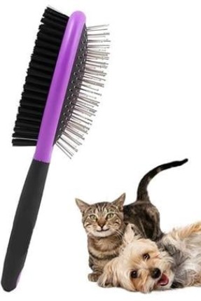 Buffer Çok Amaçlı Çift Taraflı Kolay Evcil Hayvan Kedi Köpek Temizleme Pet Fırçası