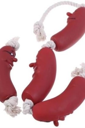 BUFFER® Evcil Hayvanlar İçin Eğitici 4 Adet Sevimli Oyuncak Sosis BUFFER® Evcil Hayvanlar İçin Eğitici 4 Adet Sevimli Oyuncak Sosis