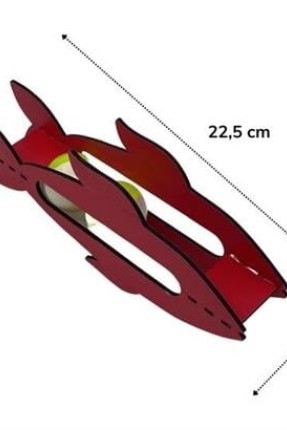 BUFFER®  Kediler İçin Ahşap 2 Toplu Eğimli  Sevimli Balık Şeklinde Eğitim Amaçlı Oyuncak