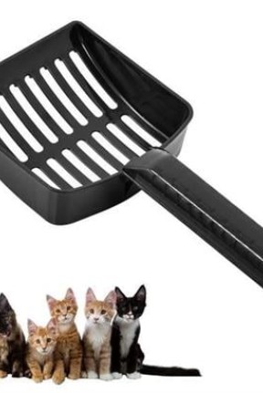 BUFFER® Plastik Evcil Hayvan Kedi Kumu Temizleme Eleme Küreği BUFFER® Plastik Evcil Hayvan Kedi Kumu Temizleme Eleme Küreği