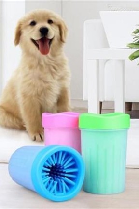 BUFFER® Silikon Jel Fırçalı Kedi Köpek Pati Ayak Yıkama Temizleme Kovası (Küçük) BUFFER® Silikon Jel Fırçalı Kedi Köpek Pati Ayak Yıkama Temizleme Kovası (Küçük)