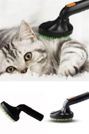 BUFFER® Süpürgeye Takılabilir Ergonomik Kedi Köpek Tüy Tarama Fırçası BUFFER® Süpürgeye Takılabilir Ergonomik Kedi Köpek Tüy Tarama Fırçası