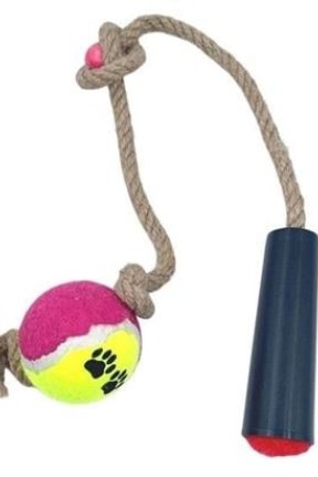 BUFFER® Tenis Toplu Diş Halatı Diş Kaşıma Köpek Oyuncağı Tenis Toplu Halat Çekme 2 kişilik  Oyun BUFFER® Tenis Toplu Diş Halatı Diş Kaşıma Köpek Oyuncağı Tenis Toplu Halat Çekme 2 kişilik  Oyun