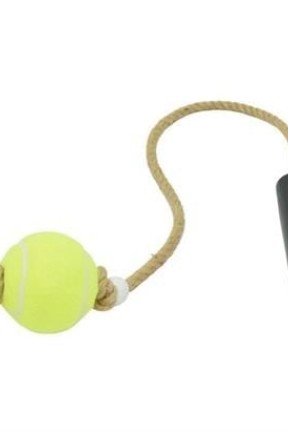 BUFFER® Tenis Toplu Diş Halatı Diş Kaşıma Köpek Oyuncağı Tenis Toplu Halat Çekme 2 kişilik  Oyun BUFFER® Tenis Toplu Diş Halatı Diş Kaşıma Köpek Oyuncağı Tenis Toplu Halat Çekme 2 kişilik  Oyun
