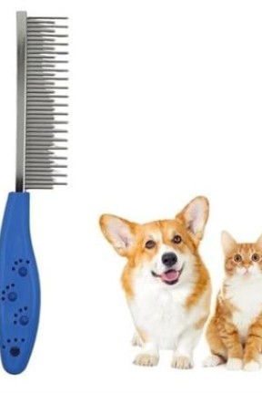 BUFFER® Tüy Açıcı Kedi Köpek Tarağı Tek Taraflı Metal Dişli Evcil Hayvan Bakım Fırçası BUFFER® Tüy Açıcı Kedi Köpek Tarağı Tek Taraflı Metal Dişli Evcil Hayvan Bakım Fırçası